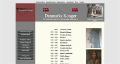 Desktop Screenshot of danmarkskonger.dk
